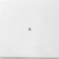 Gira F100 Бел глянц Клавиша 1-ая с подсветкой