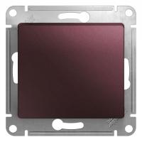 SE Glossa Баклажановый Кнопка нажимная, сх.1, 10AX