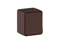 Systeme Electric AtlasDesign Profi54 Наруж Коричневый Выключатель 1-клавишный с подсветкой 10 АХ