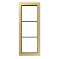 JUNG Рамка 3-кратная, латунь Classic