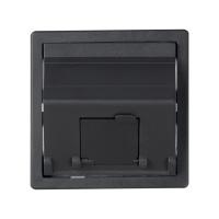 Simon 75 Графит Адаптер на 1 RJ45(12) 75528-, 75540-, 75541-, 75544-39, 75542-30, наклон