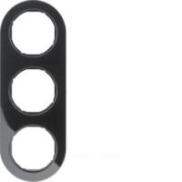 Berker R.classic Черный Рамка 3-местная