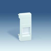 Simon 82 Centr. Алюминий Адаптер на RJ45(12) AMP(Keystone), узкий