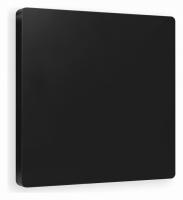 Лицевая панель ALFA (Черный матовый) заглушка для суппорта QUANT AP8160