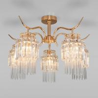Потолочная люстра с хрусталём 10119/5 золото Eurosvet Sevilia Потолочная люстра с хрусталём 10119/5 золото Eurosvet Sevilia