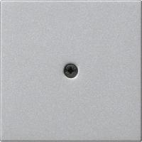 Gira S-55 Алюминий Накладка ввода кабеля