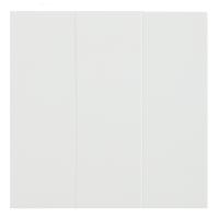 Клавиши трехклавишного выключателя, белый сатин (35661 MW)