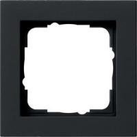 Gira E2 Черный матовый, Рамка 1-ая