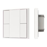 Arlight INTELLIGENT ARLIGHT Кнопочная панель KNX-301-22-4-SH-IN White (BUS, Frame) (IARL, IP20 Пластик, 3 года)