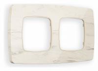 Рамка OMEGA Opera (Серо-бежевый мрамор) 2-ая OF940602