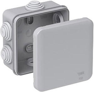 SE Распределительная коробка открытой установки 85x85x40мм IP55