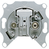JUNG Мех Розетка TV-FM оконечная (TV до 2400 МГц, FM 87.5-139 МГц)