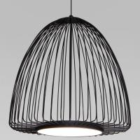 Подвесной светодиодный светильник 40010/1 LED черный Eurosvet Comodita