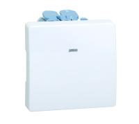 Simon 27 Мех Белая Кнопка клавишная с подсветкой, 10А 250В