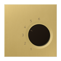 JUNG комнатный термостат, латунь Classic