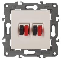ЭРА 14-3112-02 Elegance Сл.кость Розетка Аудио двойная ЭРА 14-3112-02 Elegance Сл.кость Розетка Аудио двойная