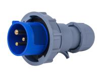 Dekraft Вилка перен. 2Р+РЕ 32А 220В IP67 ВП-103