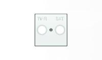 ABB SKY Альпийский белый Накладка для TV-R-SAT розетки