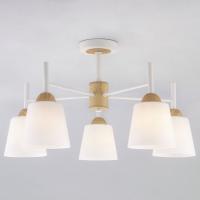 Потолочная люстра с плафонами 70085/5 белый Eurosvet Fresco