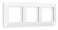 Рамка ALFA Line (Белый матовый) 3-ая AF110123