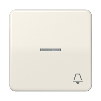 JUNG CD 500/CD plus Бежевая Клавиша 1-ая с/п с символом ЗВОНОК