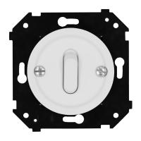 BIRONI Шедель Бриз Белый матовый Выключатель 1-кл (клавишный, скрытый монтаж)