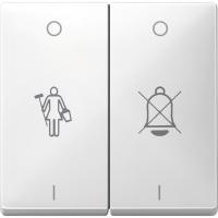 SE Merten SD Бел Клавиша 2-ая с маркировкой