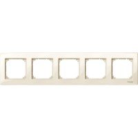 SE Merten SM M-Plan Беж глянец Рамка 5-ая