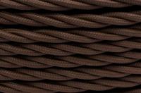 BIRONI Коричневый матовый Витой провод 2*2,5 20м
