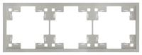 Трехместная рамка, платина (35830 PL)