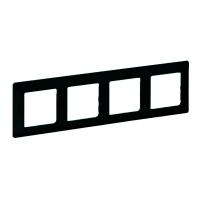 Legrand Valena LIFE. Рамка "Антрацит". 4-постовая универсальная.