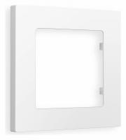 Рамка ALFA Techno (Белый матовый) 1-ая AF220121