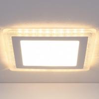 Встраиваемый светодиодный светильник DLS024 12+6W 4200K Elektrostandard Compo a038376
