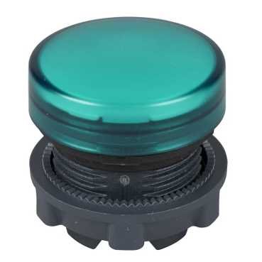 Schneider Electric XB5 Головка сигнальной лампы 22мм зеленая (ZB5AV033)