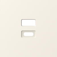 Donel Накладка для розеток USB, матовый кремовый, серия A07, DE28631