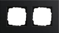 Gira ESP Черный анодированный алюминий Рамка 2-ая