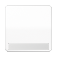 JUNG CD 500/CD plus Белая Клавиша 1-ая с полем для надписи