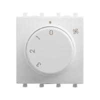 DKC Avanti Белое облако Механизм управления вентиляторами 2 модуля