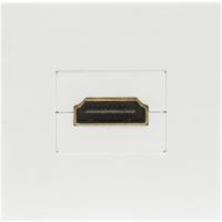 Donel Розетка HDMI, 2мод., бел. (45х45мм), серия (тип) DEC, DECF29W2
