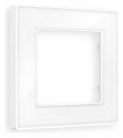 Рамка ALFA Arctic (Белый Стекло органическое) 1-ая AF580101