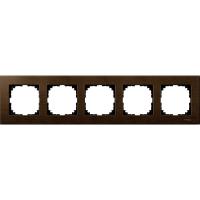 SE Merten SM M-Elegance Орех Рамка 5-ая