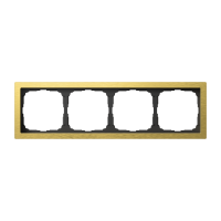 Systeme Electric ArtGallery Pure Металл Золото Рамка 4-ая