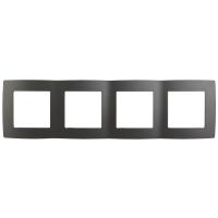 ЭРА 12-5004-12 Графит Рамка на 4 поста, 12