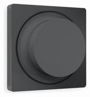 Лицевая панель ALFA (Графит Мягкое касание) для светорегулятора универсального QUANT AP9055