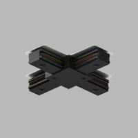 TR1104-BK Соединитель для шинопровода X-образный, черный