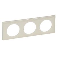 Legrand Celiane2 Слоновая кость глянец Рамка 3-ая (2+2+2 мод)