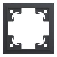 Одноместная рамка классик, черный сатин (35910 MB)