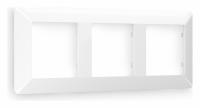 Рамка ALFA Line (Белый глянец) 3-ая AF110103