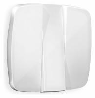 Лицевая панель OMEGA (Белый глянец) для 3-клавишных выключателей QUANT OP1050