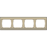 JUNG SL 500 Бронза Рамка 4-ая горизонтальная